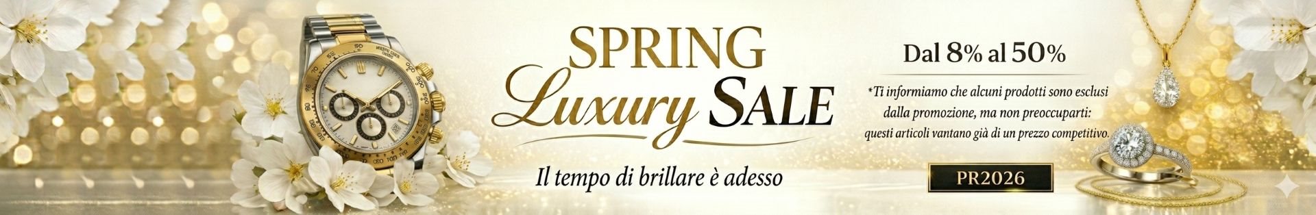 Promo di Primavera 2026 Codice sconto: PR2026 Promo di Primavera 2026 Codice sconto: PR2026
